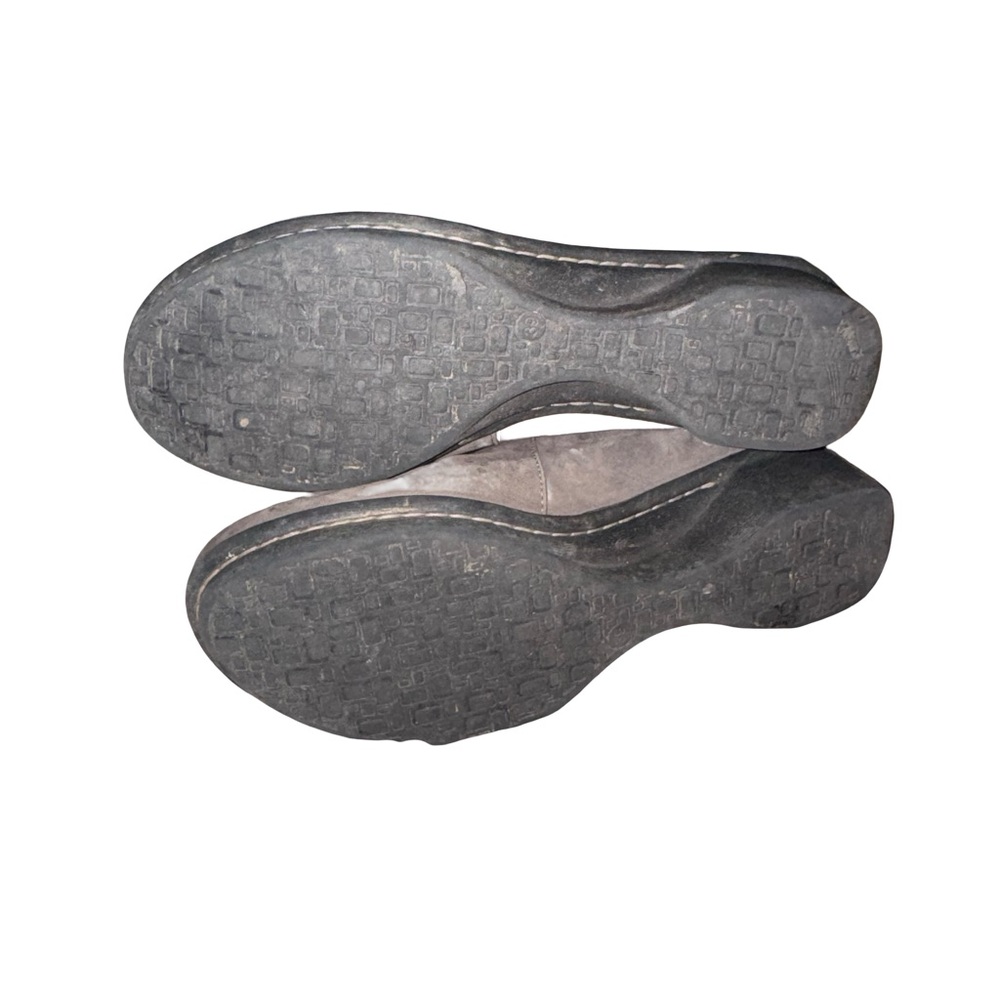 Dansko Taupe Leather Ankle Booties Side Zip Low Heel Comfort‎ Boots neutral 8 - Picture 5 of 5